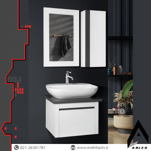 ست کابینت و روشویی کد 606 به همراه آینه