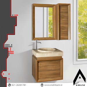 ست کابینت و روشویی کد 705 به همراه آینه